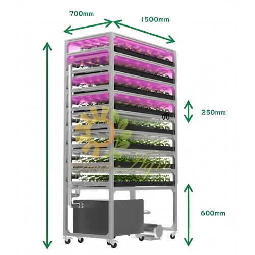 Modular Cultivation Racks *NEW DESIGN* SmartAgro 3-in-1Multi-purpose R&D Cultivation Rack
