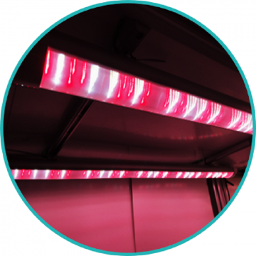 EGLP-45C-XRW赤・白・遠赤タイプ 器具一体内蔵電源型IP65防水タイプ45W植物育成用LED照明高効率3.0第三代